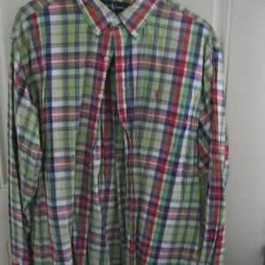 Vintage 90s Size XL Ralph Lauren Classic Fit Long Sleeve Shirt